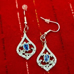 Turtle Rhinestone Dangle Drop Earrings